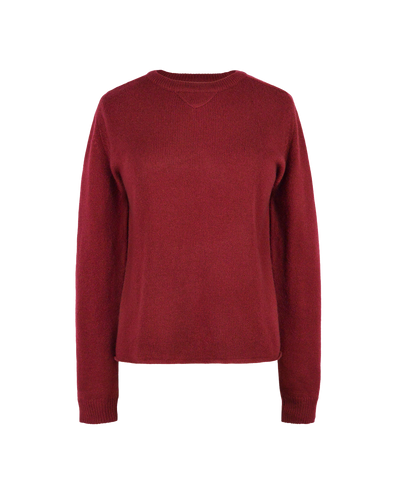 LOVE SWEATER - BURGUNDY