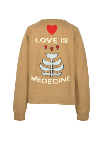 LOVE SWEATER - CAMEL