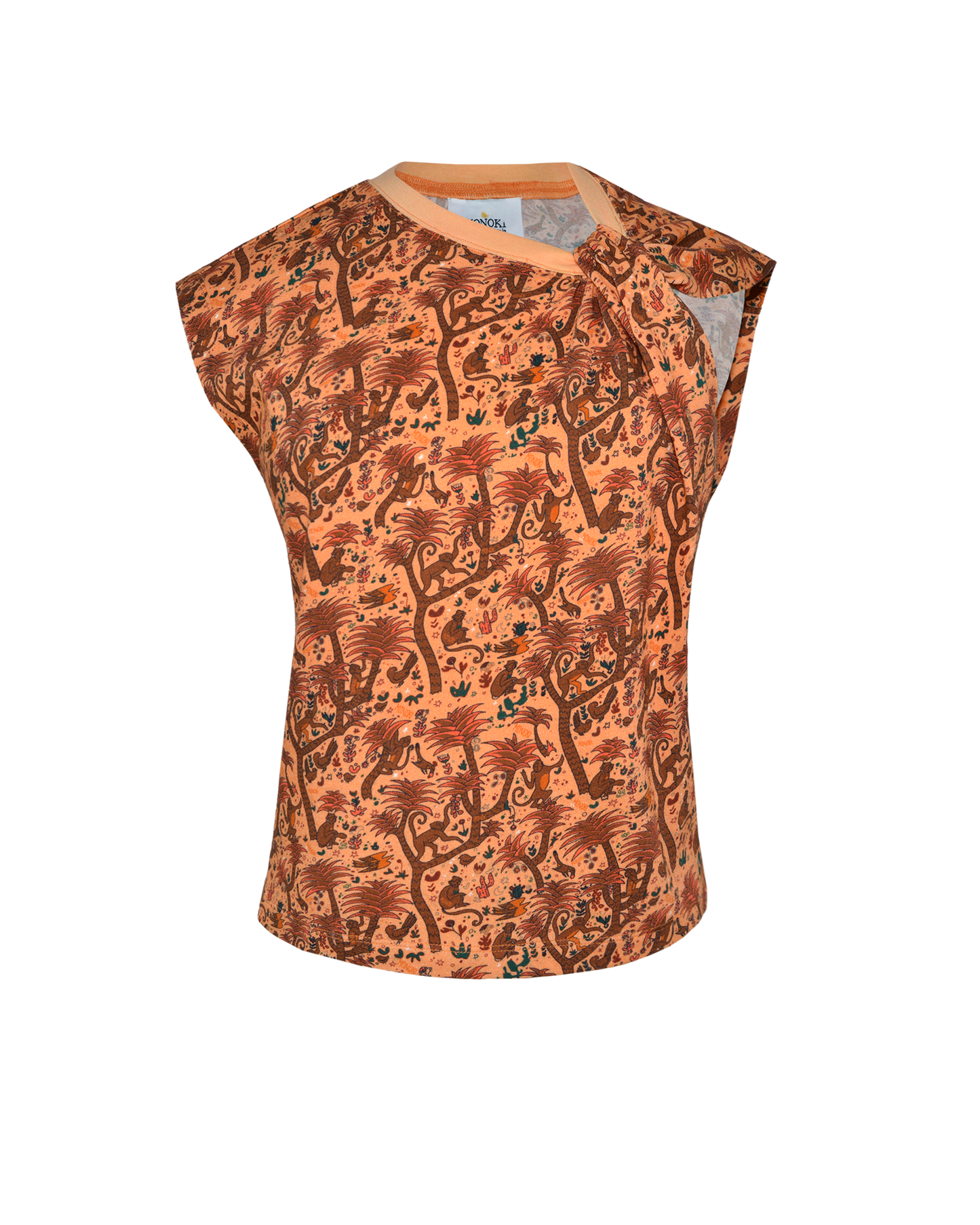 MONKEY TEE - PEACH