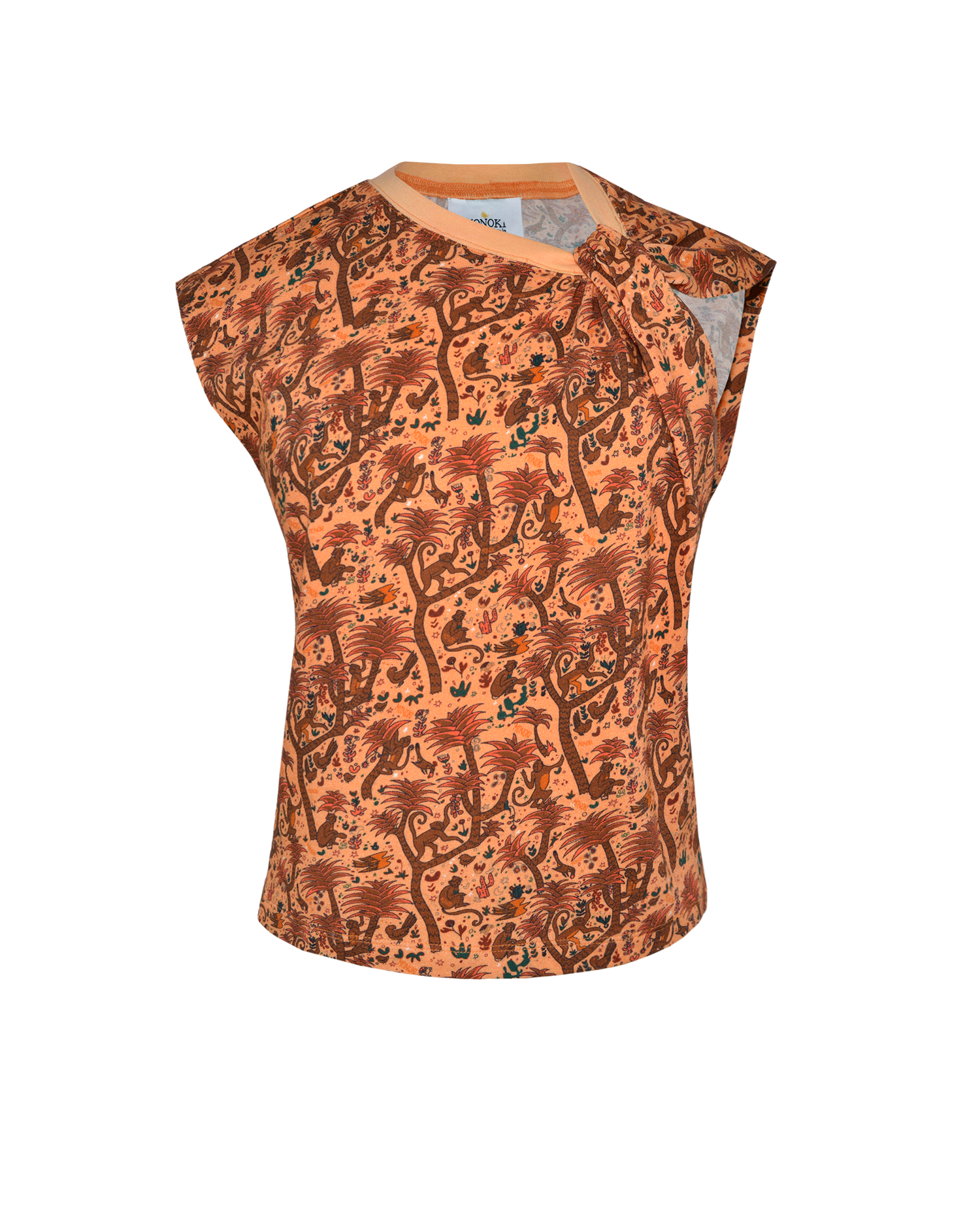 MONKEY TEE - PEACH