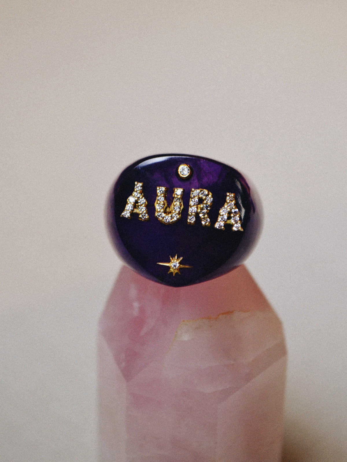 AURA RING - AMETHYST