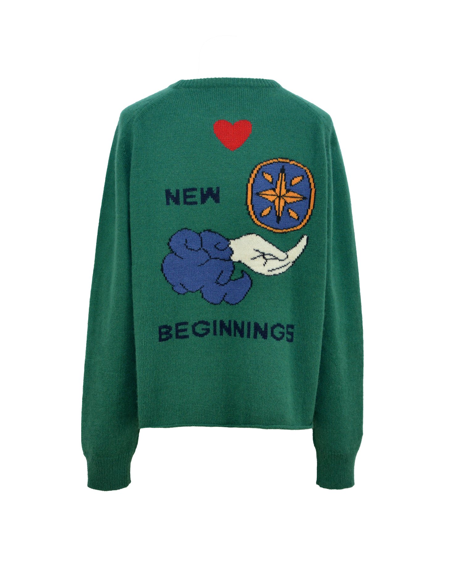 NEW BEGINNINGS SWEATER - GREEN