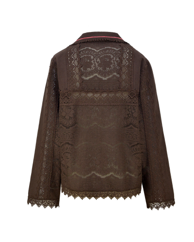 OLGA SHIRT - BROWN