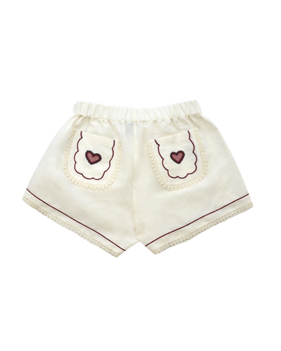 OLGA SHORTS - WHITE