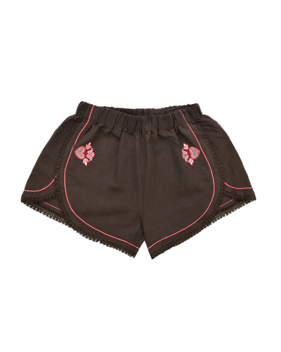 OLGA SHORTS - BROWN