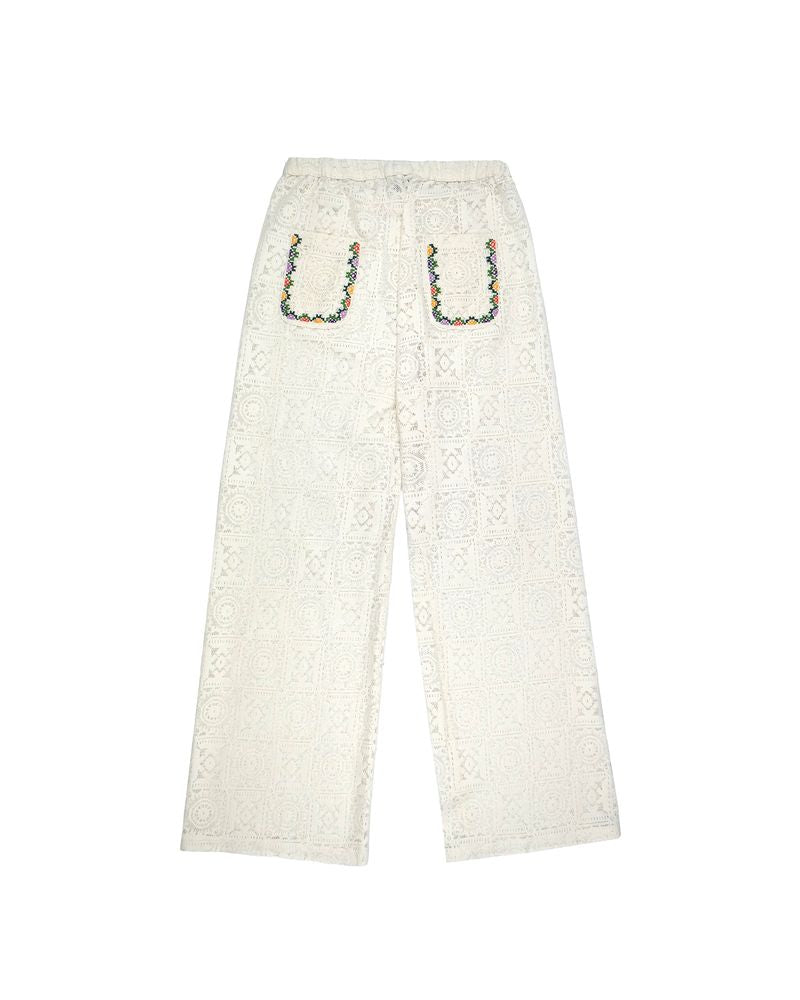 PALMA  OFF WHITE PANTS
