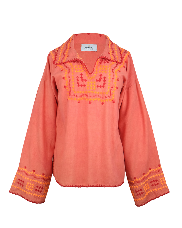 POPPY PEACH SHIRT