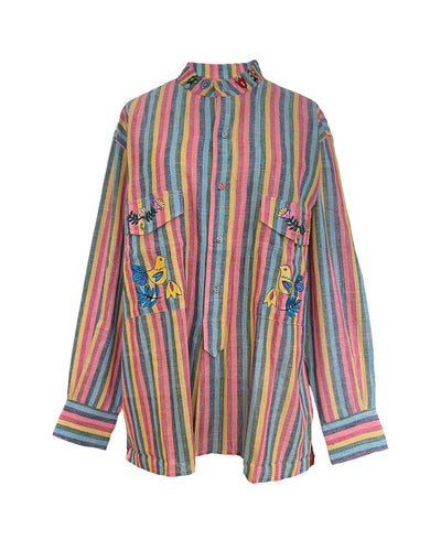 POWER POCKET SHIRT  - MULTI CANDY
