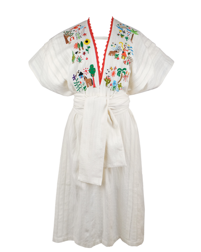 PUNTA OFF WHITE DRESS