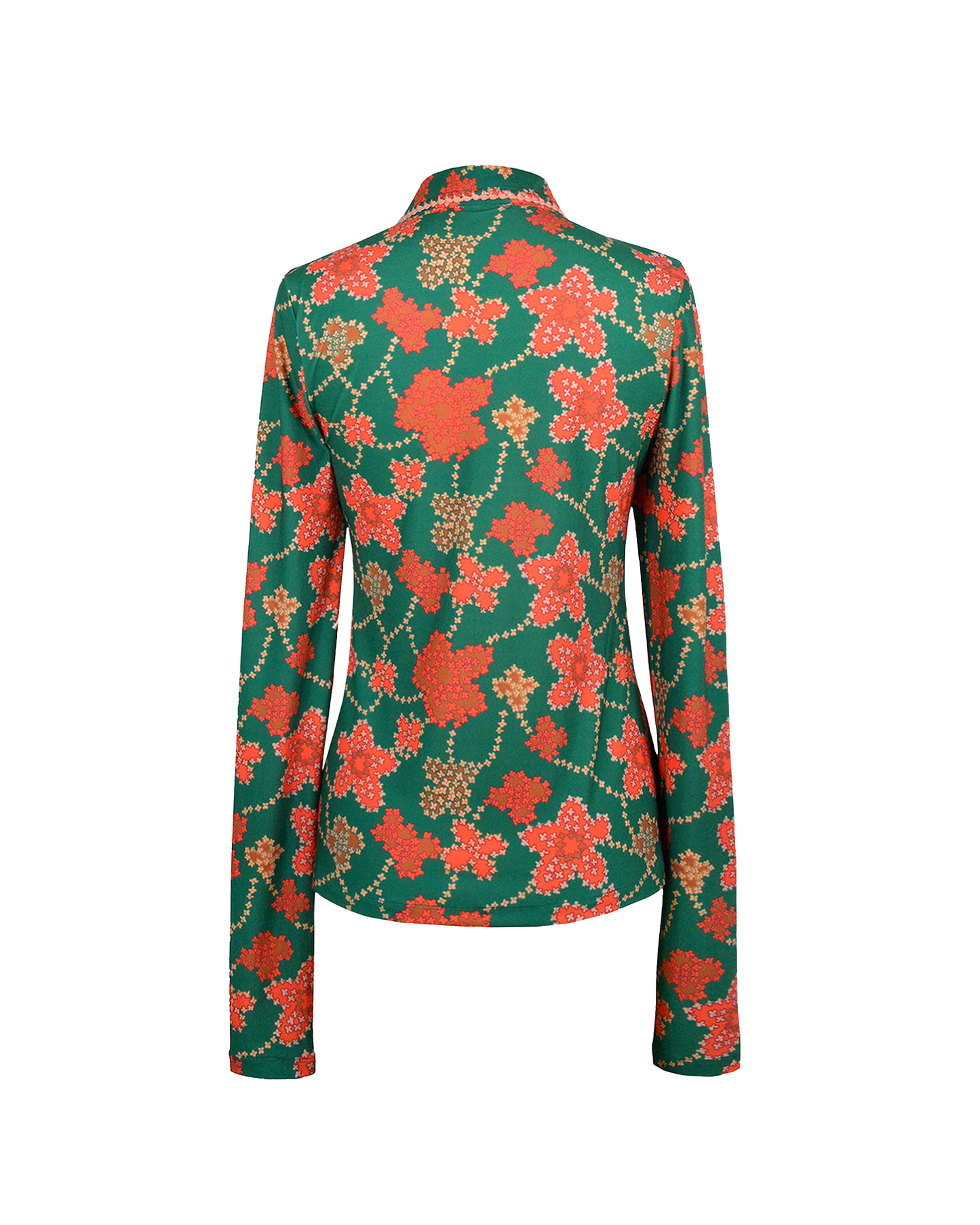 ALICE SHIRT - MIAMI GREEN PRINT