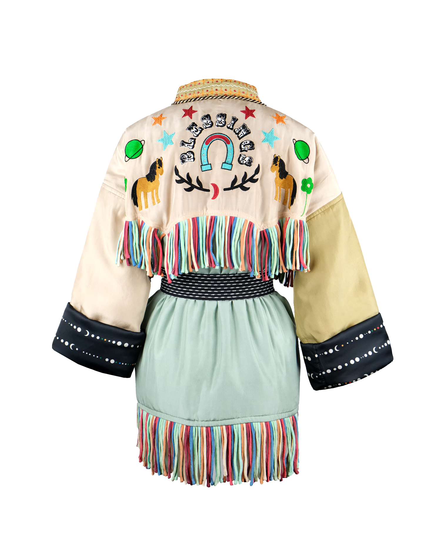 RODEO SILK PASTEL KIMONO