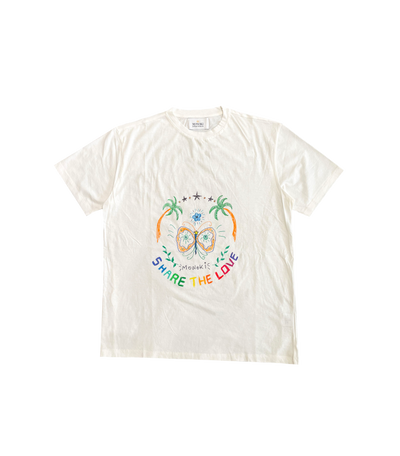 SCRIBBLE SHARE THE LOVE BOYFRIEND TEE SHIRT