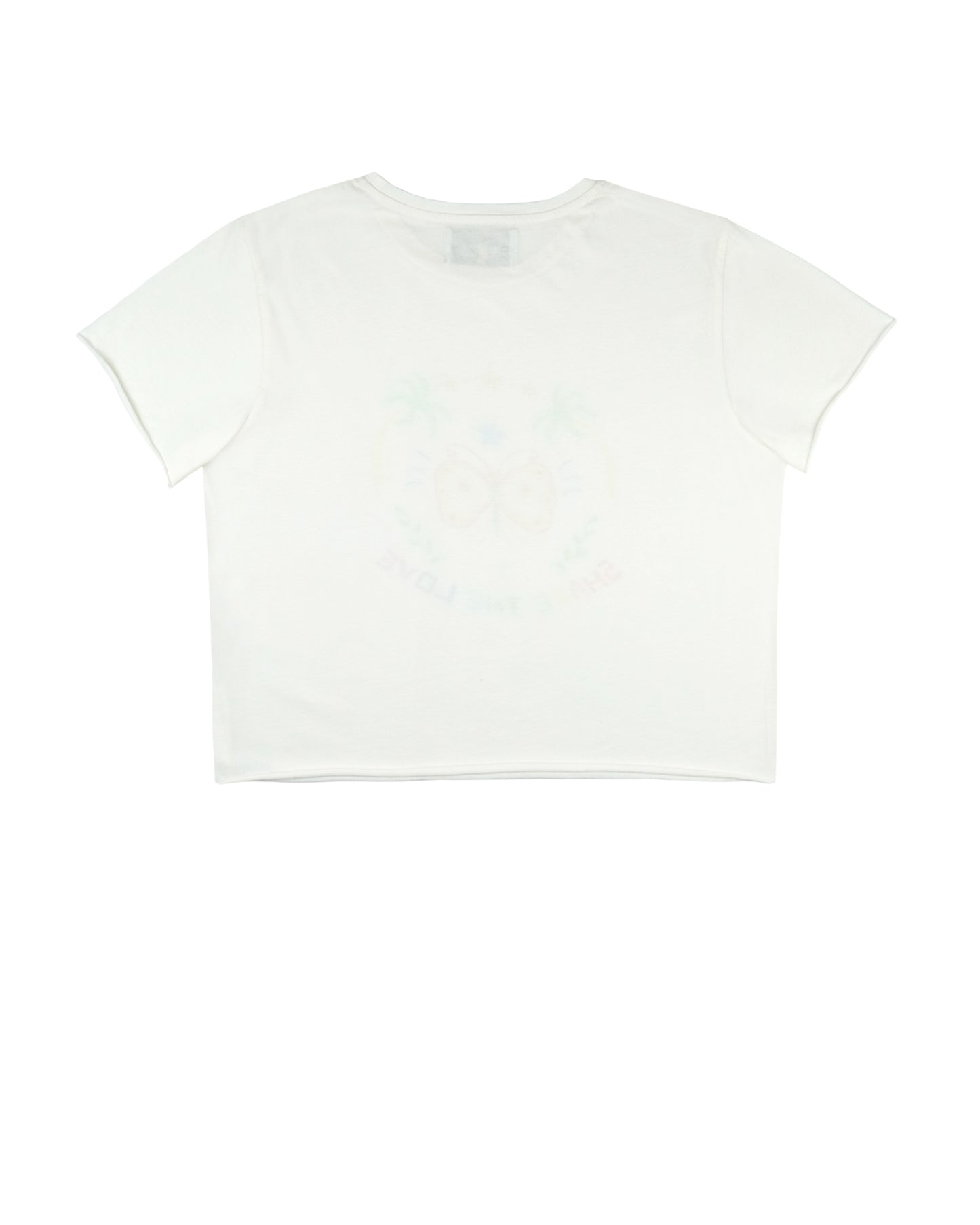 SCRIBBLE SHARE THE LOVE WHITE TEE SHIRT