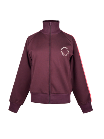 TRACK JACKET - BURGUNDY