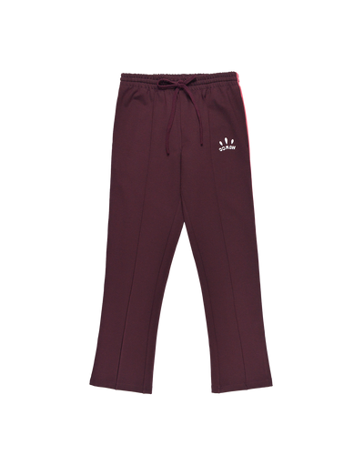 TRACK PANTS - BURGUNDY