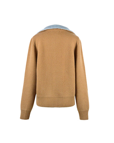 TRUCK SWEATER - CAMEL