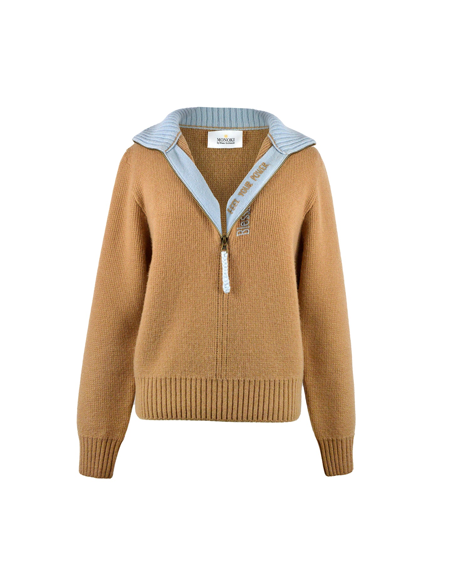 TRUCK SWEATER - CAMEL
