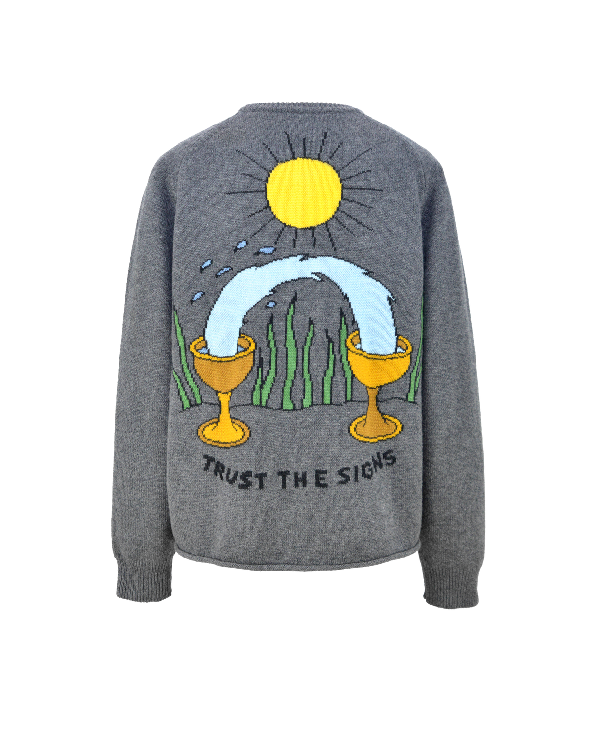 TRUST SWEATER - GREY