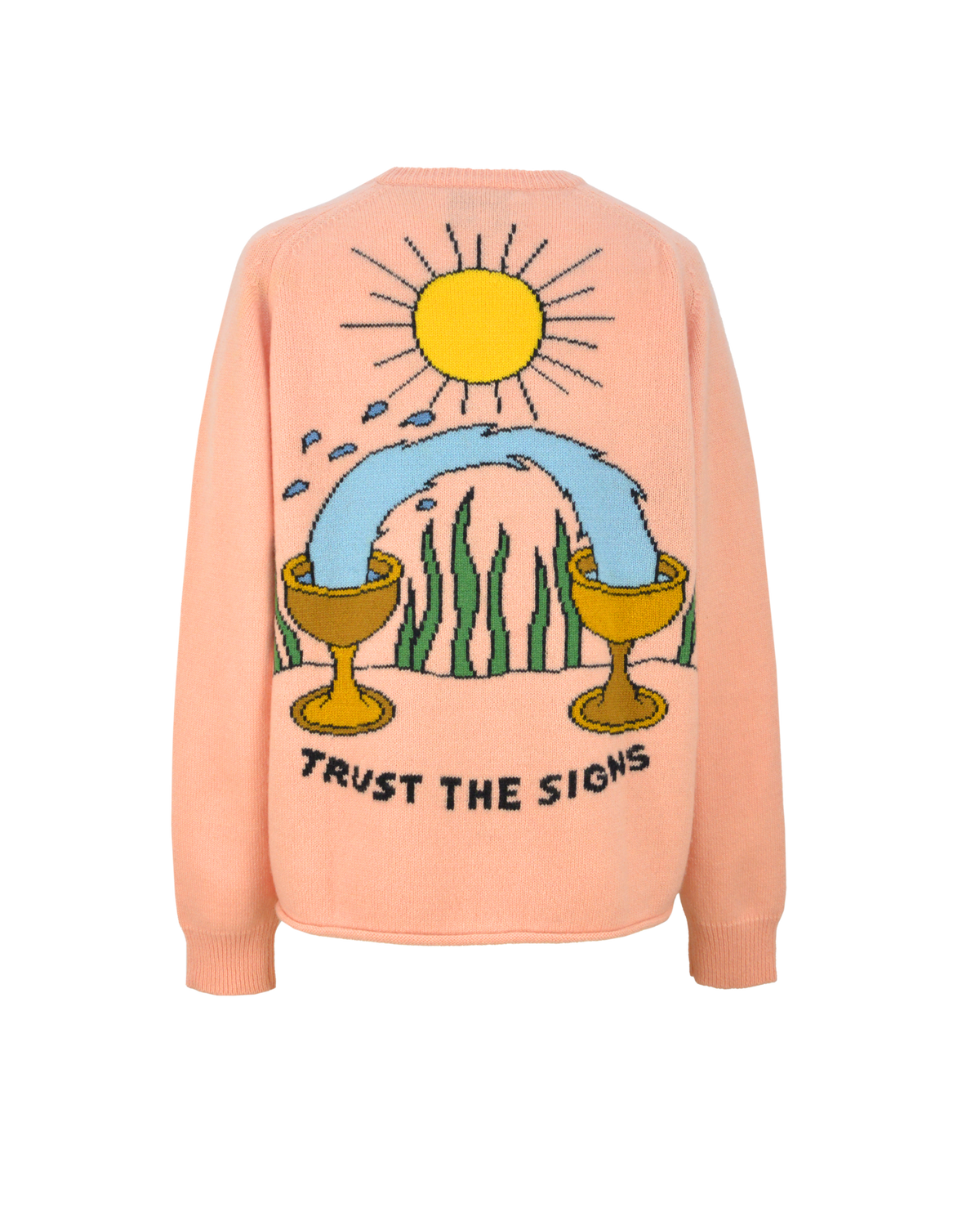 TRUST SWEATER - PALE PINK