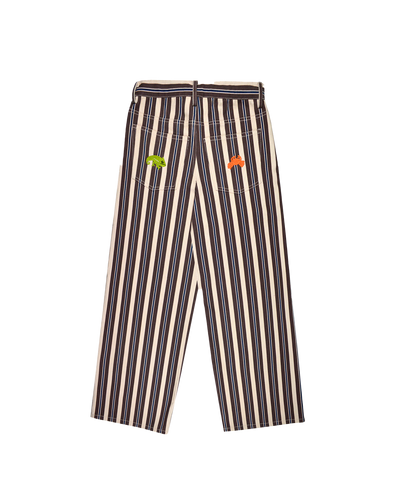 VEGAS PANTS - ECRU/BROWN