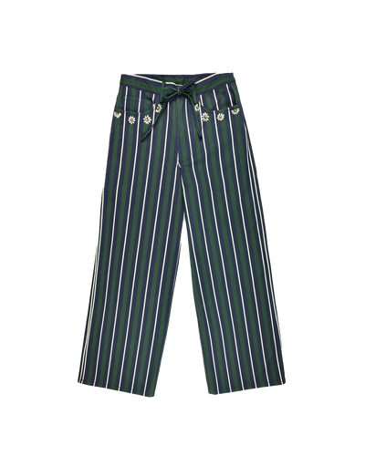 VEGAS PANTS - NAVY GREEN