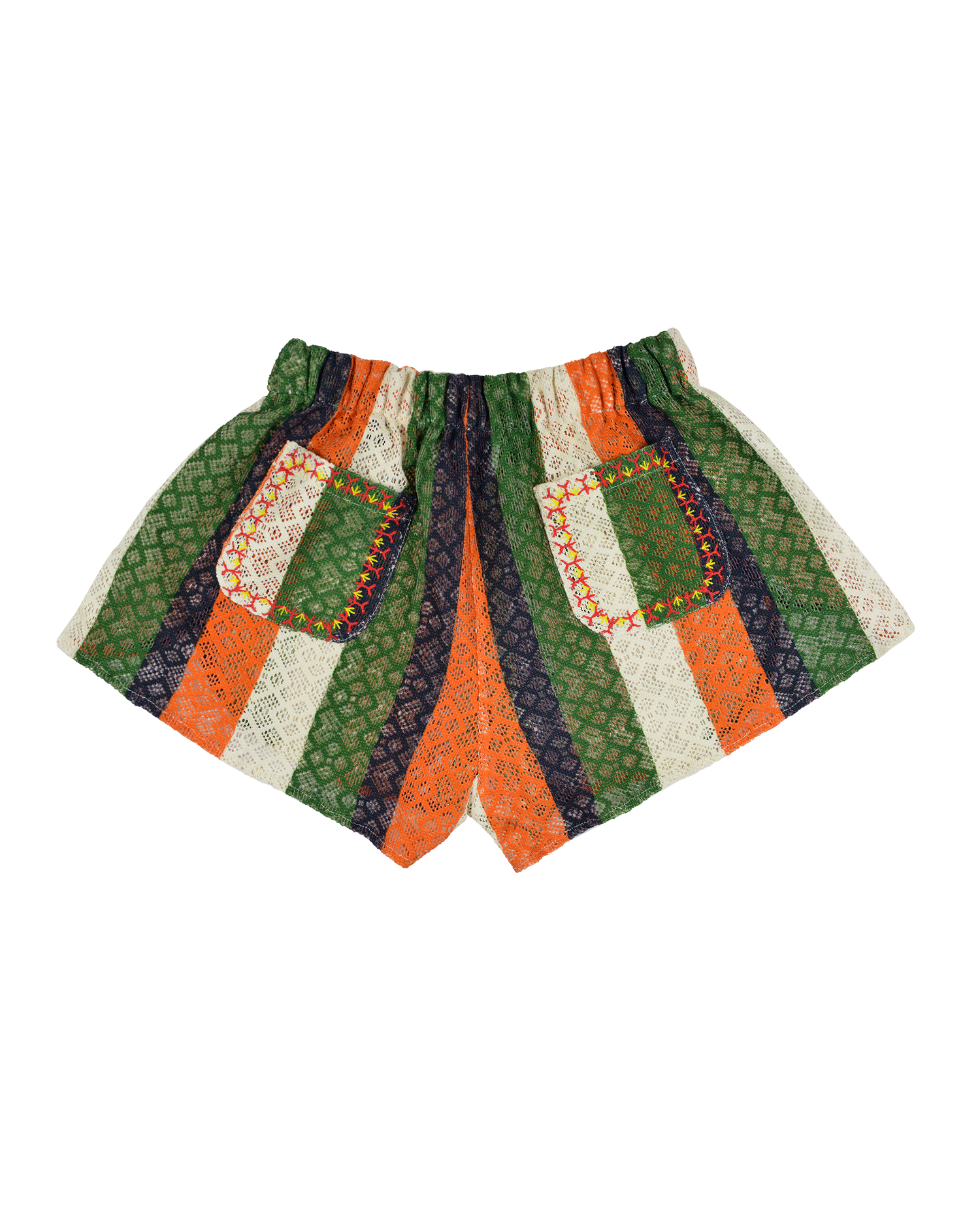 ZUMBA SHORT - GREEN ORANGE